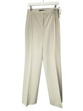 LAFAYETTE 148 Custom Tailored Trouser Stretch Straight Leg in Khaki Size 6 -NWT